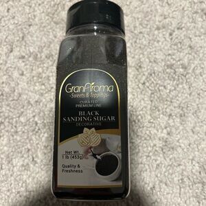 Gran Aroma Black Sanding Sugar 1 Pound
